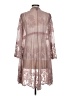 Miss Chievous 100% Nylon Pink Kimono Size L - photo 2