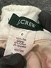 J.Crew 100% Silk Tweed Tan Silk Skirt Size 0 - photo 4