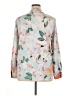 Calvin Klein 100% Polyester Floral Ivory 3/4 Sleeve Blouse Size XL - photo 2