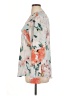 Calvin Klein 100% Polyester Floral Ivory 3/4 Sleeve Blouse Size XL - photo 5