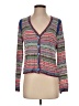 Aldomartins Stripes Multi Color Blue Cardigan Size 8 - photo 1