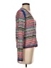 Aldomartins Stripes Multi Color Blue Cardigan Size 8 - photo 4