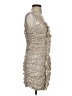 Endless Rose Metallic Silver Cocktail Dress Size S - photo 4