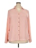 Jaclyn Smith 100% Polyester Color Block Pink Long Sleeve Blouse Size XXL - photo 1