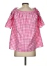 Assorted Brands Pink Short Sleeve Blouse Size S - photo 2