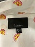 Lumiere 100% Polyester Polka Dots Ivory Long Sleeve Blouse Size L - photo 7
