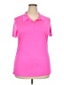 Assorted Brands 100% Polyester Pink Short Sleeve Polo Size XXL - photo 1