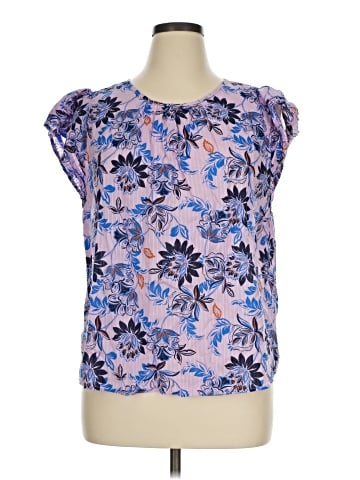 J.Crew Factory Store Short Sleeve Blouse (view 1)