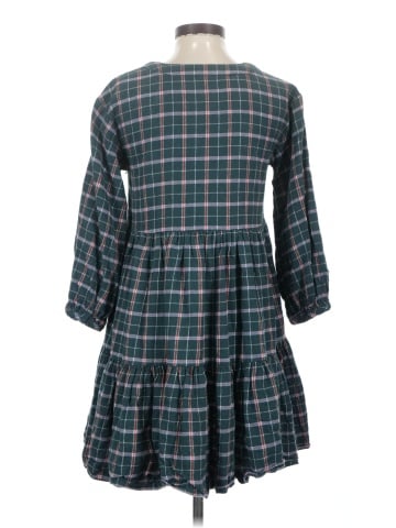 Madewell Flannel Colette Mini Dress in Plaid (view 2)