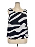 Dana Kay 100% Polyester Silver Sleeveless Blouse Size 18 - photo 1
