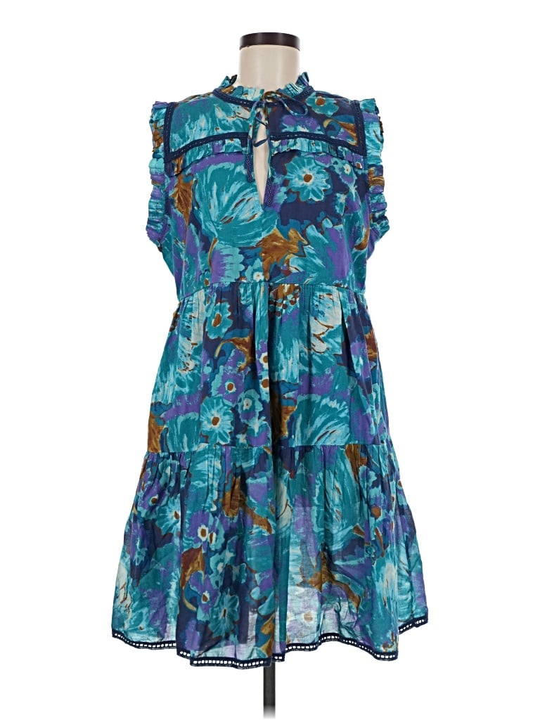 Pre-owned Sundance Casual Dress In Blue