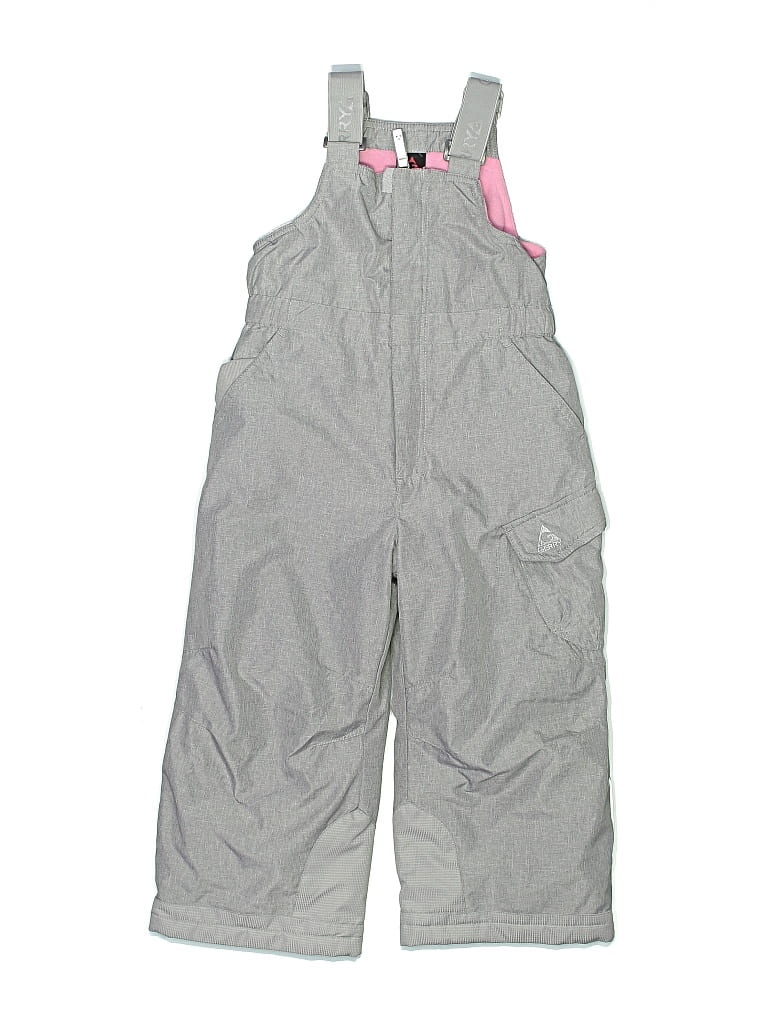 Pre-owned Gerry Kids' Snow Pants With Bib In Gray