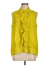 CAbi 100% Polyester Yellow Sleeveless Blouse Size L - photo 1