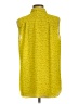 CAbi 100% Polyester Yellow Sleeveless Blouse Size L - photo 2