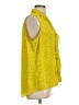 CAbi 100% Polyester Yellow Sleeveless Blouse Size L - photo 4