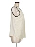 Ann Taylor LOFT 100% Polyester Ivory Sleeveless Blouse Size M - photo 4