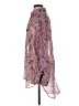 ASOS Design 100% Polyester Animal Print Purple Long Sleeve Blouse Size 8 - photo 5