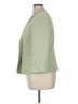 Le Suit 100% Polyester Solid Green Blazer Size 14 - photo 5