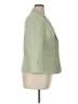 Le Suit 100% Polyester Solid Green Blazer Size 14 - photo 4
