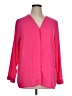 ASOS 100% Polyester Pink 3/4 Sleeve Blouse Size 16 - photo 1