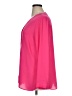 ASOS 100% Polyester Pink 3/4 Sleeve Blouse Size 16 - photo 5