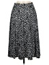 Covington Animal Print Black Casual Skirt Size M - photo 1
