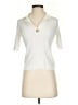 Sandro Ivory Short Sleeve Top Size 2 - photo 1