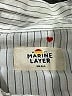 Marine Layer Hearts Ivory Long Sleeve Button-Down Shirt Size S - photo 7