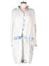 Standards & Practices White Blue Casual Dress Size 1X - photo 1