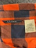 L.L.Bean Plaid Orange Long Sleeve Button-Down Shirt Size 10 - photo 3