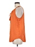 Rose + Olive 100% Rayon Orange Sleeveless Blouse Size M - photo 5