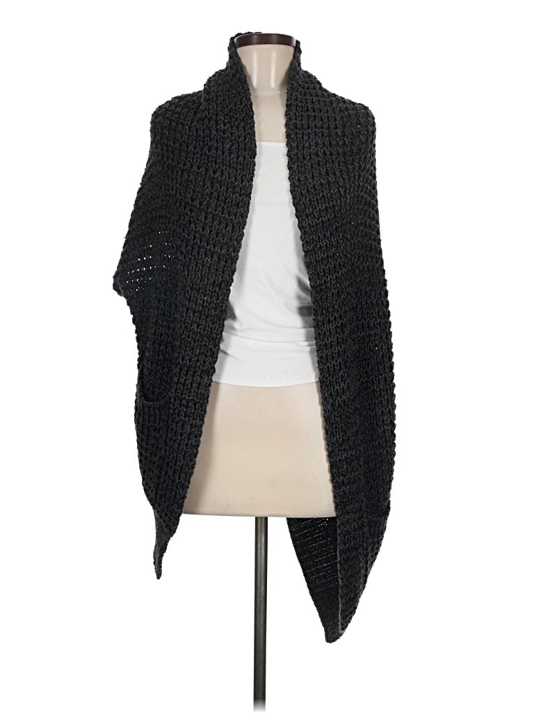Pre-owned Dkny Jeans Cardigan Sweater In Gray