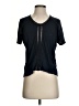 Maje Black Short Sleeve Top Size Sm (1) - photo 1