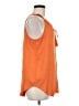 Rose + Olive 100% Rayon Orange Sleeveless Blouse Size M - photo 4