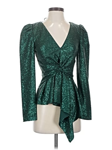 Self-Portrait Sequin Top (view 1)
