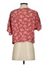 SO 100% Rayon Pink Short Sleeve Blouse Size S - photo 2
