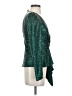 Self-Portrait 100% Polyester Green Sequin Top Size 2 - photo 4