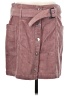 Topshop 100% Cotton Burgundy Casual Skirt Size 8 - photo 1