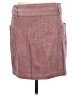 Topshop 100% Cotton Burgundy Casual Skirt Size 8 - photo 2