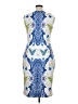 Bold Elements Graphic Blue Cocktail Dress Size XL - photo 2