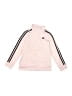 Adidas 100% Polyester Pink Track Jacket Size 10 - 12 - photo 1