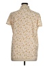Lane Bryant Ivory Short Sleeve Blouse Size 14 - photo 2