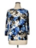 JM Collection Blue 3/4 Sleeve Blouse Size XL - photo 1