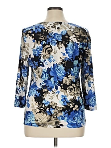 JM Collection 3/4 Sleeve Blouse (view 2)
