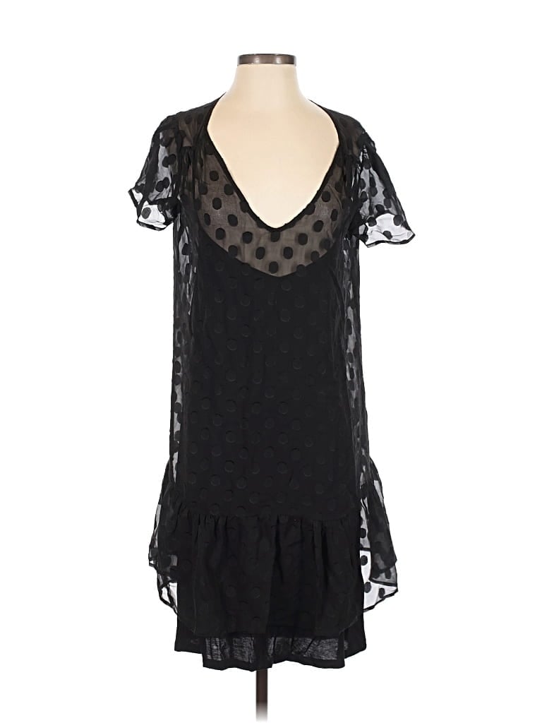 Pre-owned Ella Moss Casual Dress In Black