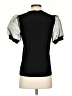 CeCe Black Short Sleeve Top Size S - photo 2