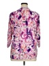 Coral Bay Purple 3/4 Sleeve Blouse Size XL - photo 2