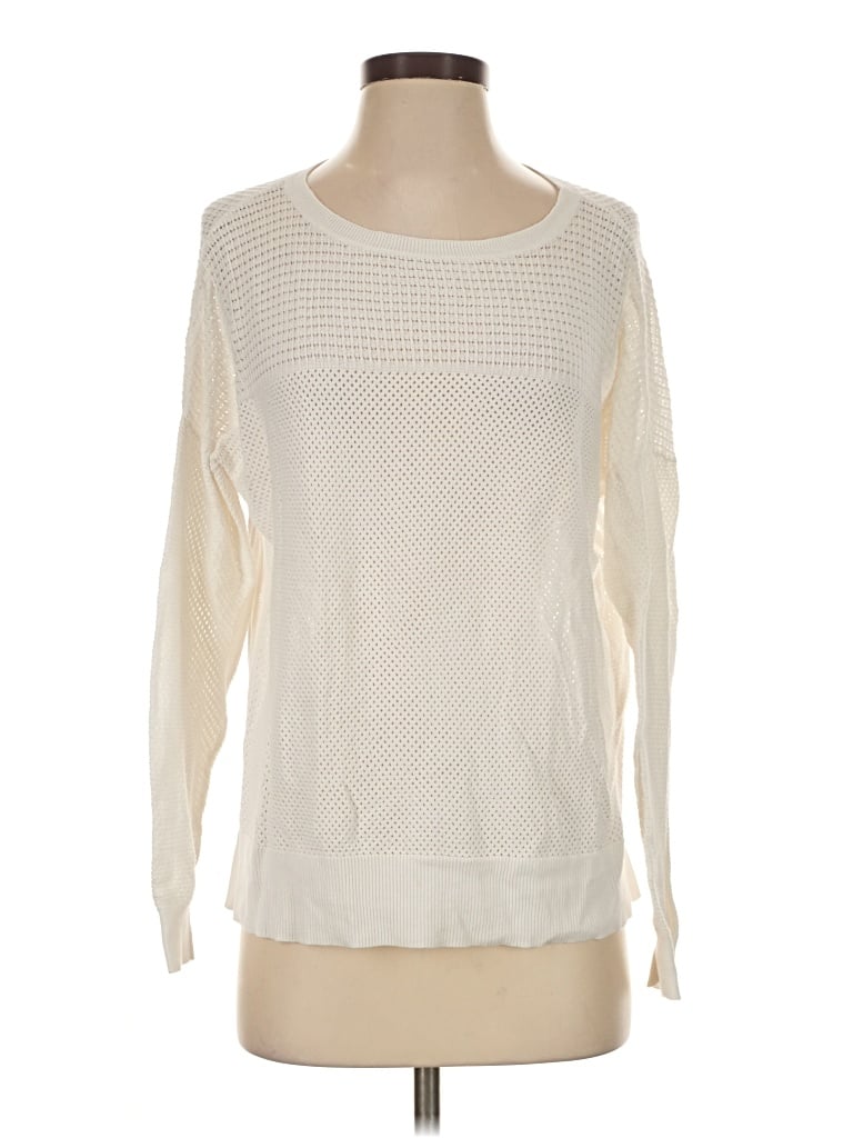 Pre-owned Margaret O'leary Pullover Sweater In Ivory