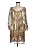 Unity 100% Polyester Paisley Tan Casual Dress Size M - photo 1