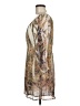 Unity 100% Polyester Paisley Tan Casual Dress Size M - photo 5